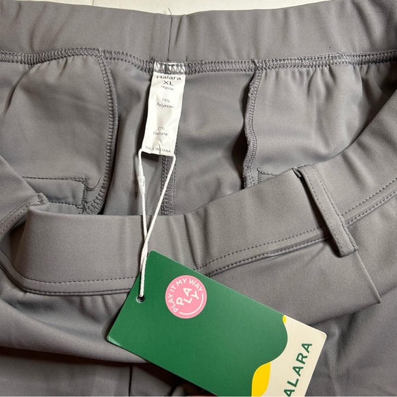 HALARA Gray Wide-Leg Pants. Front pockets. Soft and stretchy! New with tag! - Picture 6 of 9
